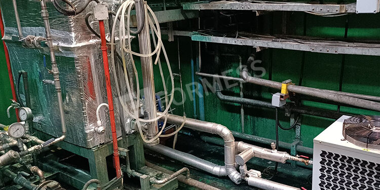 Proses Chiller Uygulaması, endüstriyel chiller, proses soğutma sistemi, üretim hattı sıcaklık kontrolü, endüstriyel sıvı soğutma, chiller cihazı, proses iklimlendirme, üretim soğutma çözümü,