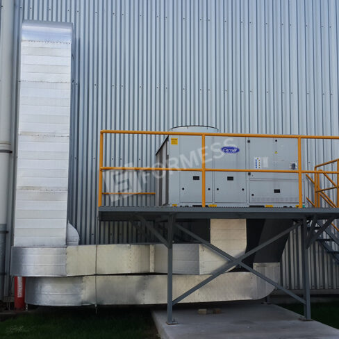 Rooftop Klima Sistemi, çatı tipi klima, endüstriyel klima sistemi, enerji verimli klima, rooftop iklimlendirme, tesis klima çözümü, endüstriyel HVAC, çatı klima uygulaması,