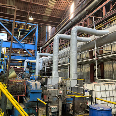 DC Motor Dış Ortam Taze Hava Sistemi, DC motorlu taze hava fanı, endüstriyel taze hava santrali, dış ortam taze hava ünitesi, çatı tipi taze hava sistemi, endüstriyel havalandırma sistemi, fabrika taze hava çözümü,