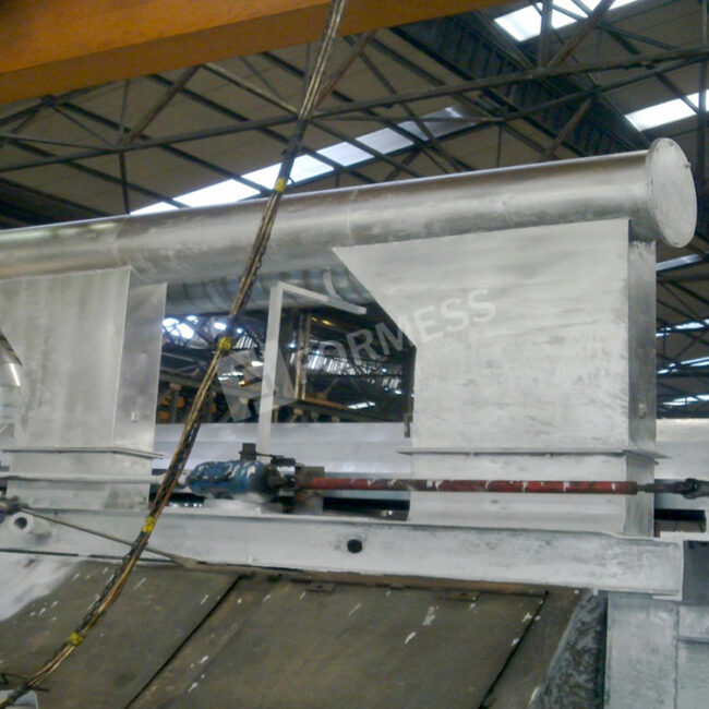 Pota Davlumbazı, pota davlumbazı tasarımı, pota davlumbazı imalatı, dökümhane pota davlumbazı, ergitme ocağı duman emiş başlığı, pota üstü aspirasyon davlumbazı, yüksek ısılı proses davlumbazı, endüstriyel dökümhane havalandırma